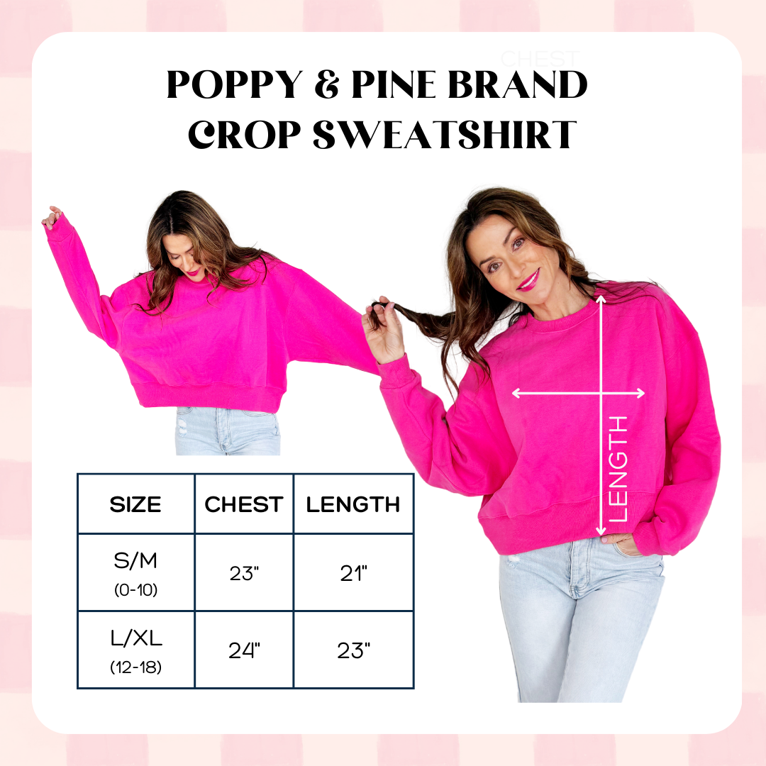 Duck The Halls Crop Sweatshirt