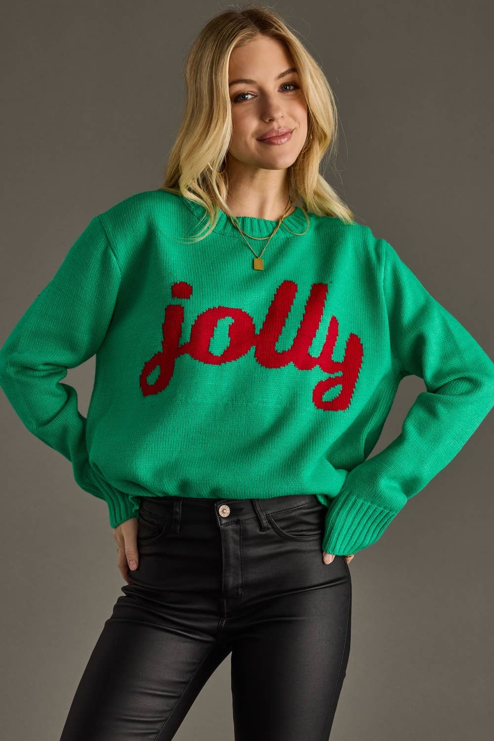 Green Jolly Sweater