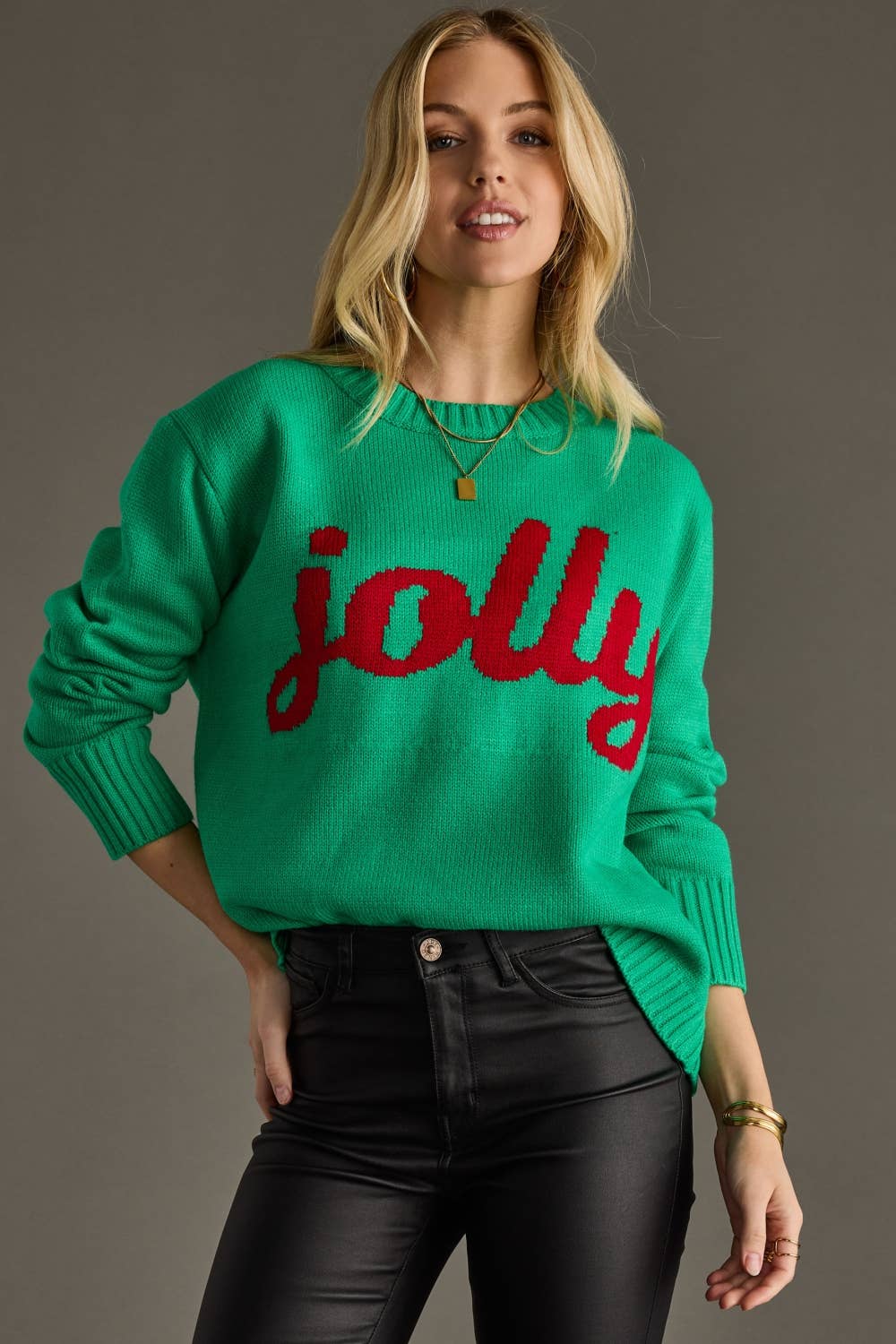 Green Jolly Sweater