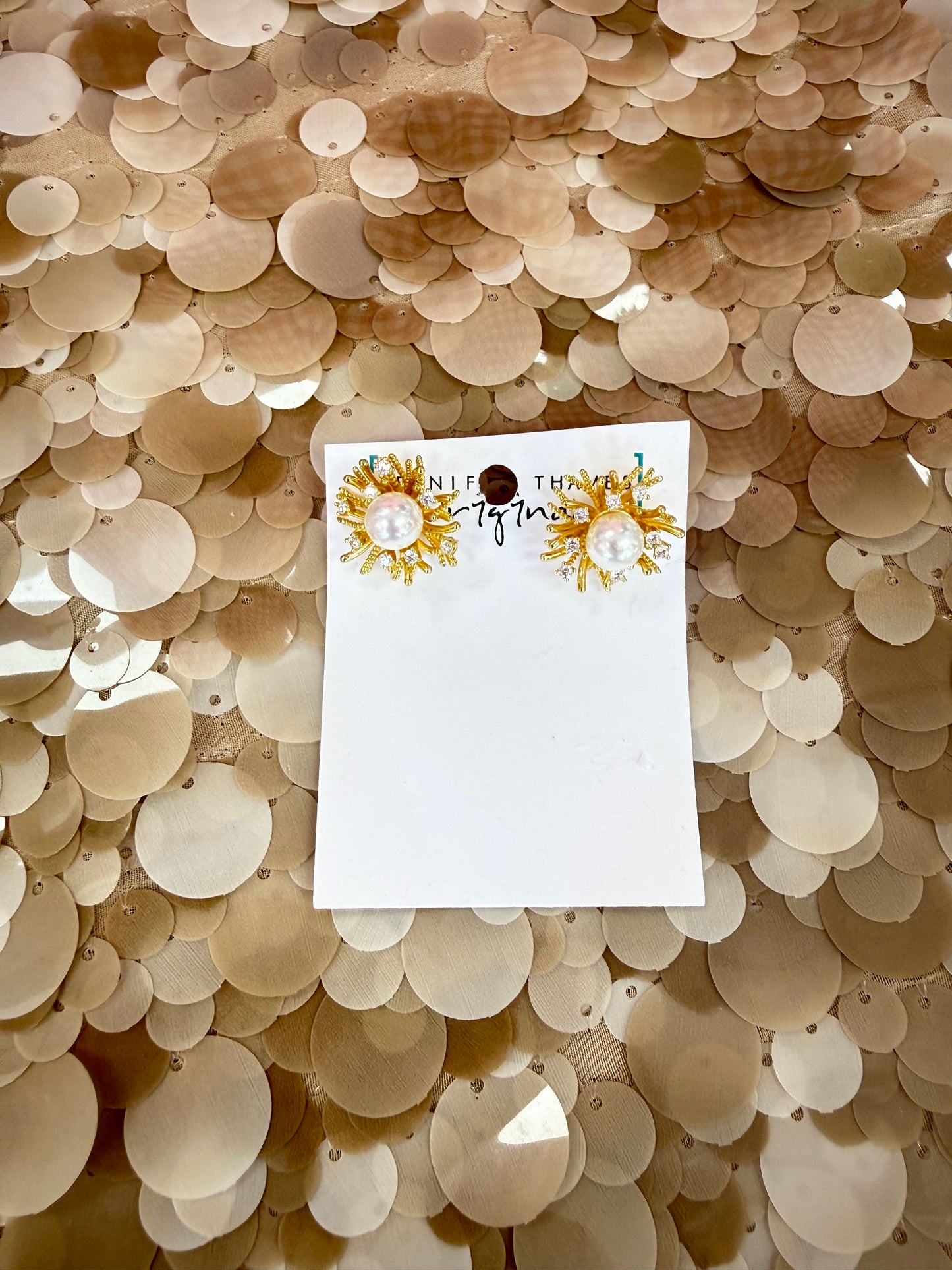 Pearl Burst Earrings