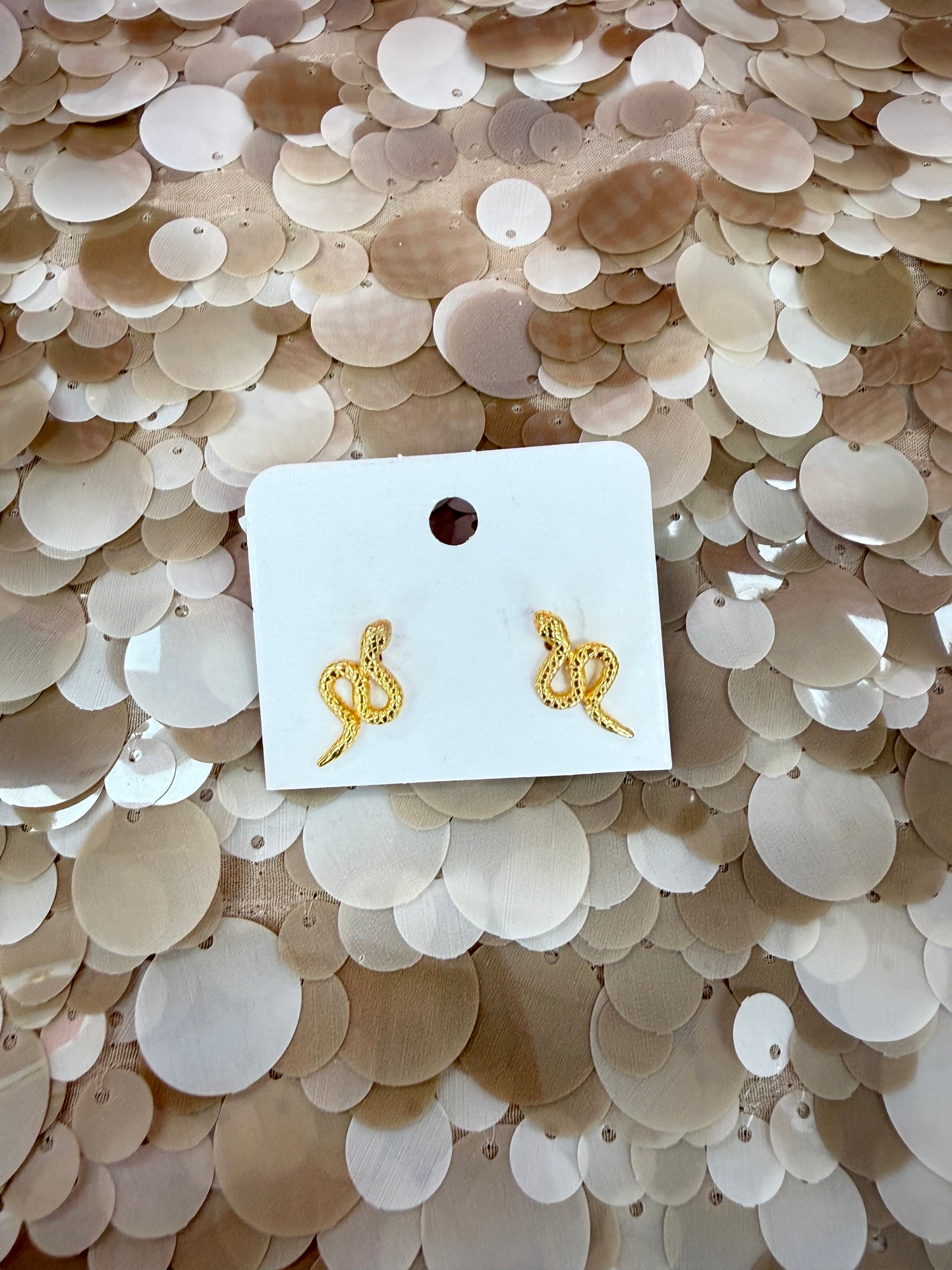 Gold Coil Earrings
