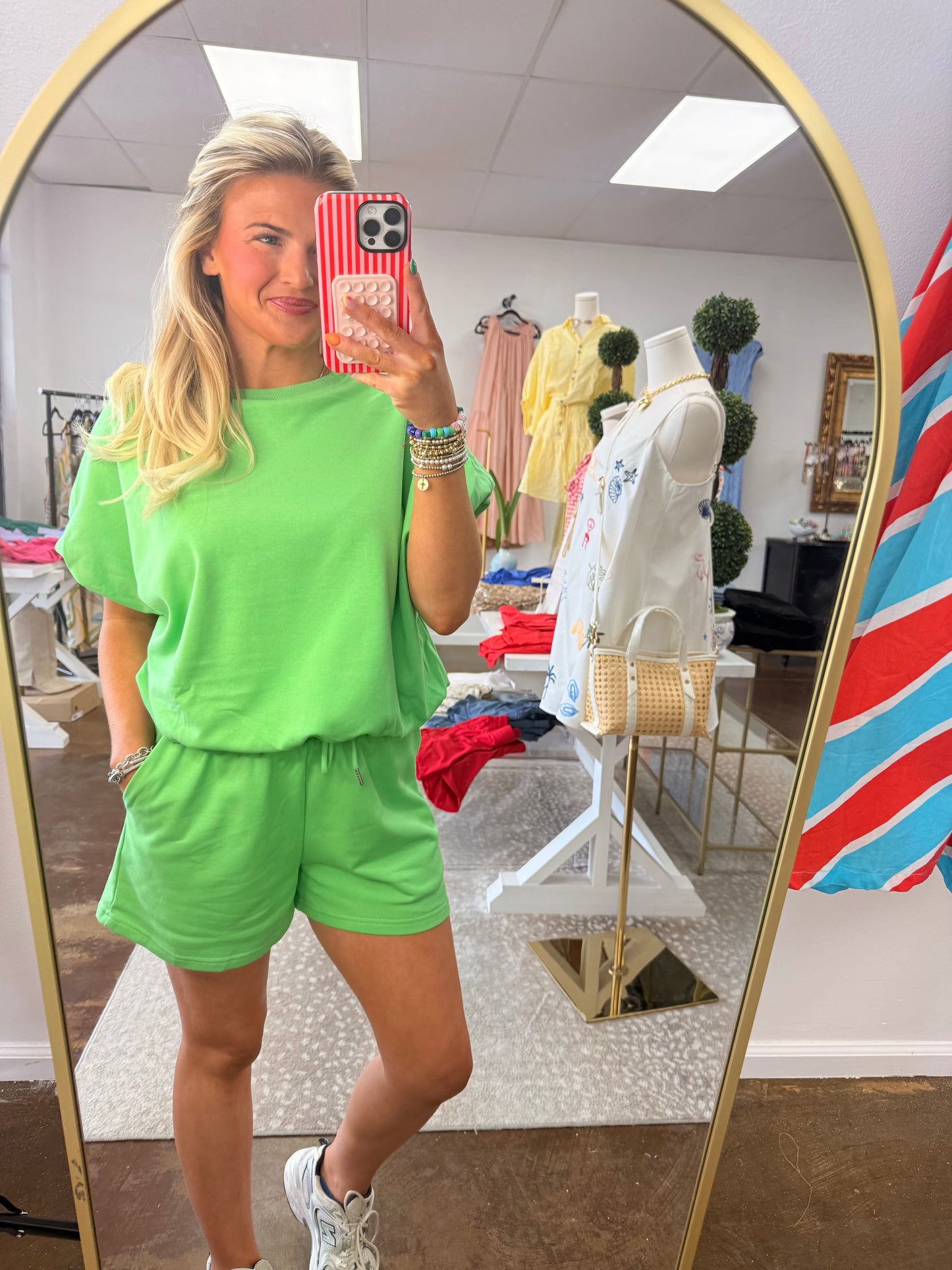 Tiffany Loose Top & Shorts Set