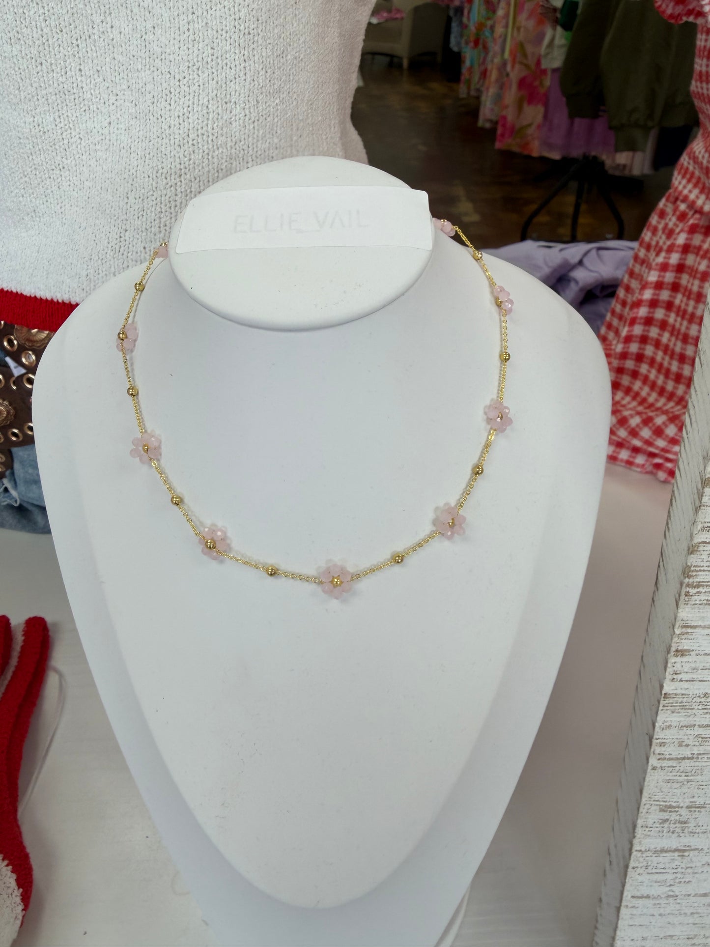 Pink Petals Necklace