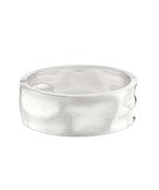 Textured Metal Bangle Hinge Bracelet