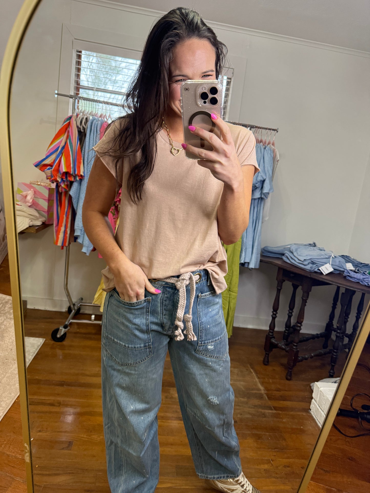 Solid Knit Tee