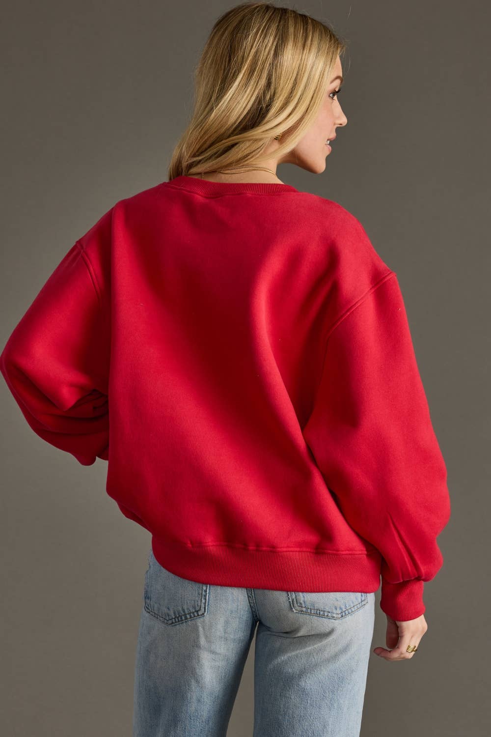 Red Better Not Pout Sweatshirt