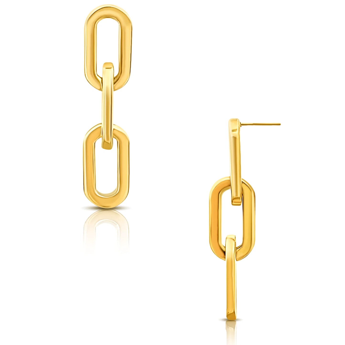 Gage Oversized Link Earrings