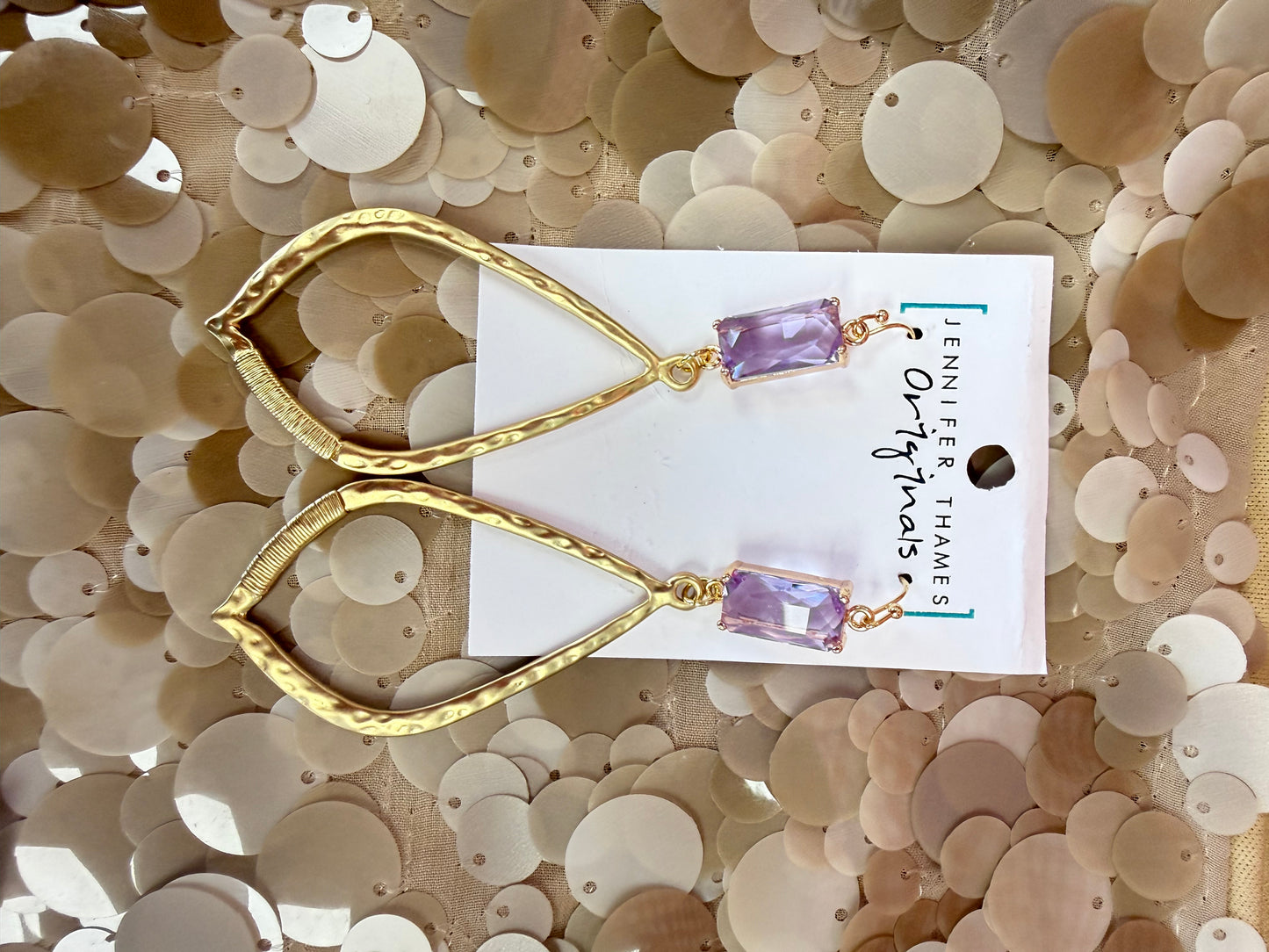 Lavender Luck Earrings