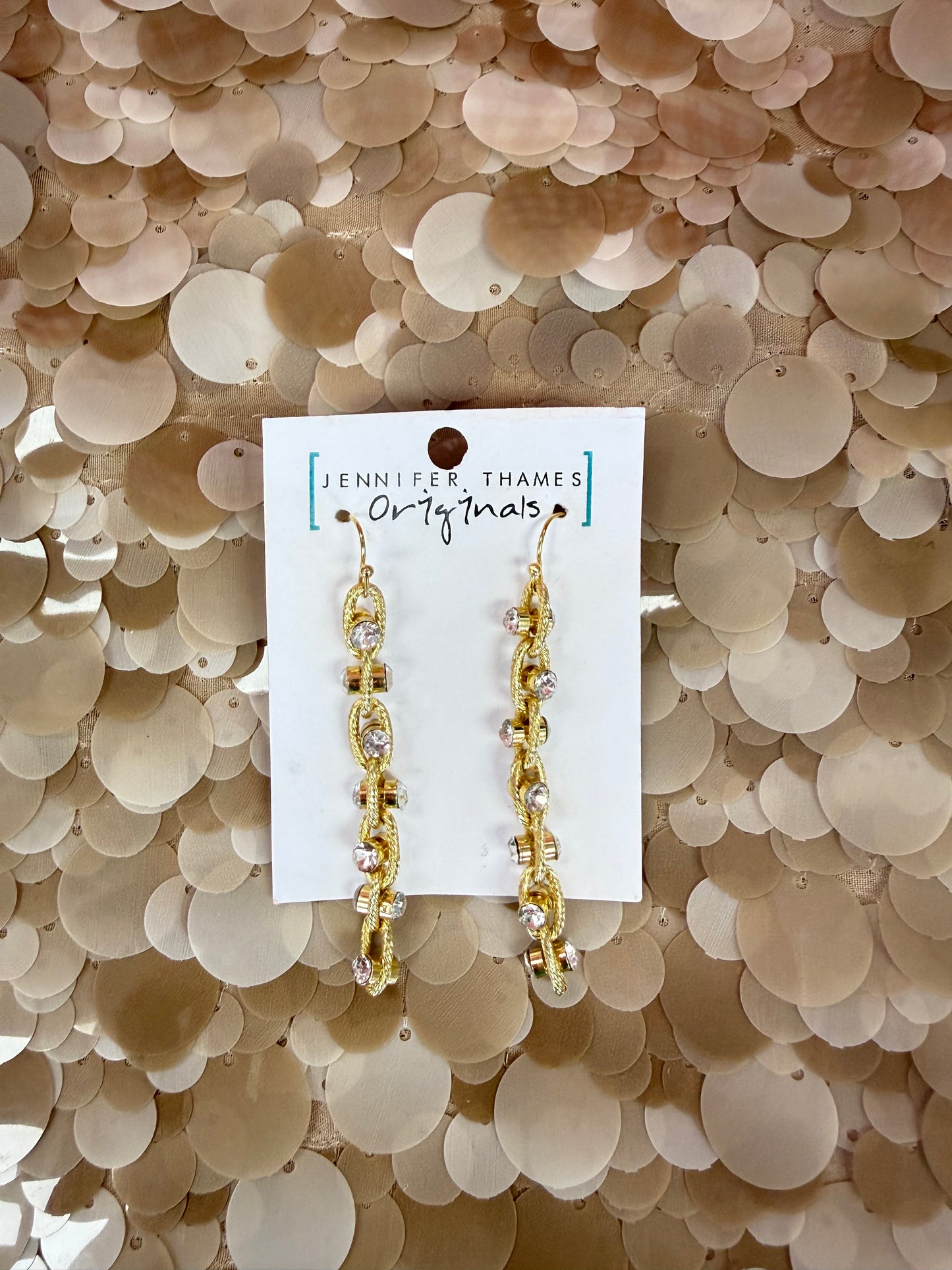 Butter Drip Chain Earrings