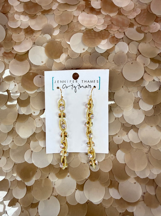 Butter Drip Chain Earrings