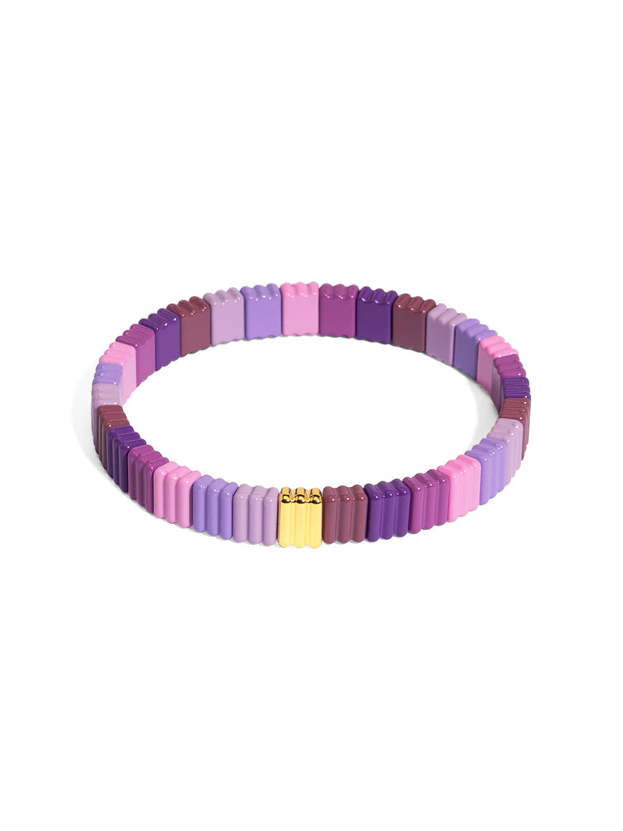 Rubber Enamel Stretch Bracelet