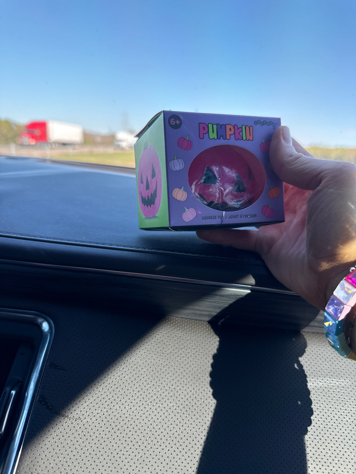 Hot Pink Pumpkin Squishy