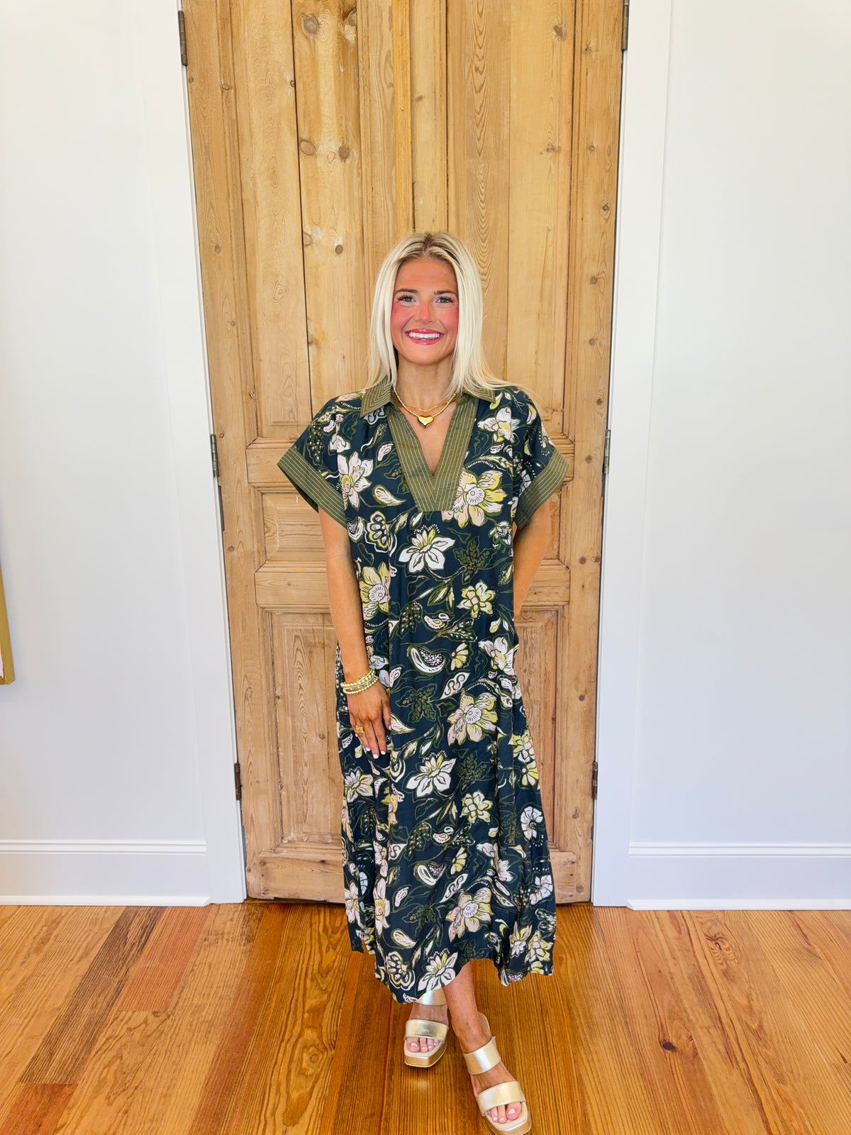 Jess Floral Midi