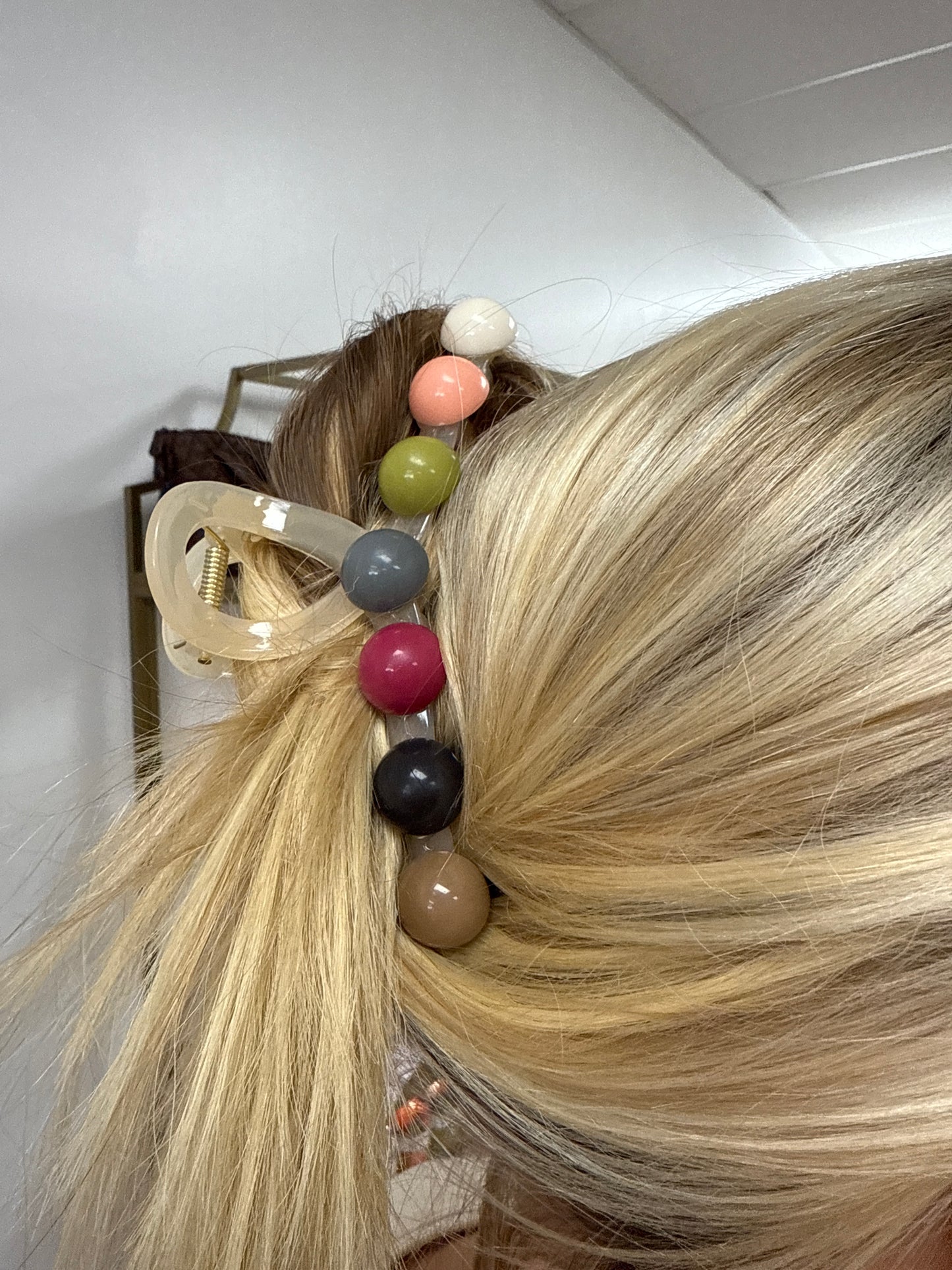 3D Circle Jumbo Hair Clip