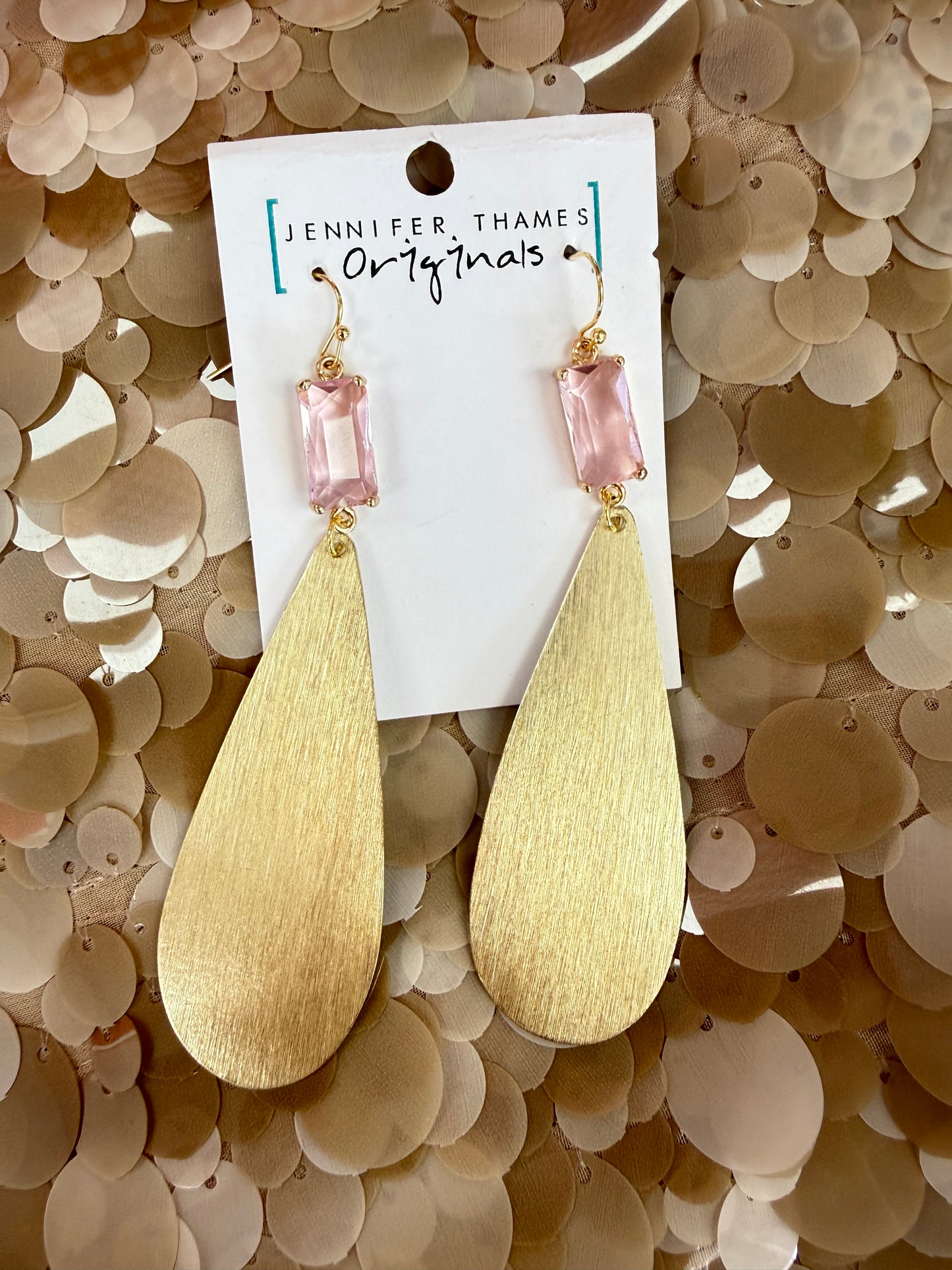Pink Petal Earrings
