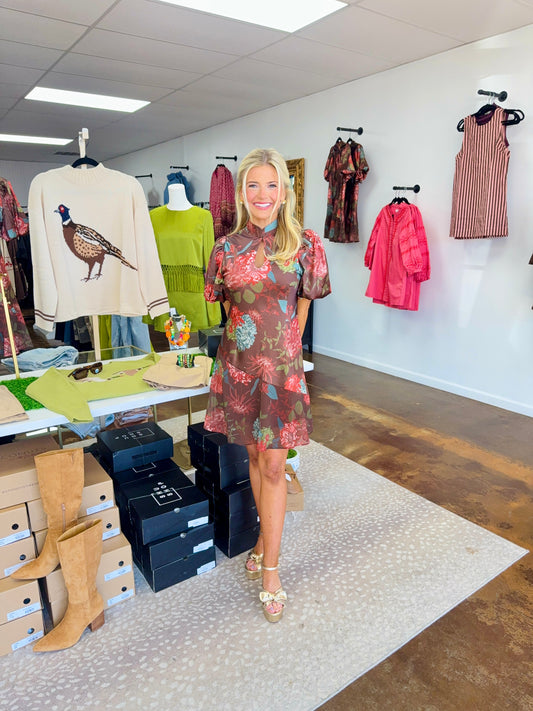 Mamie Floral Mini Dress