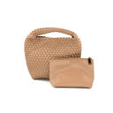 BC Mini Woven Hobo Bag - Taupe