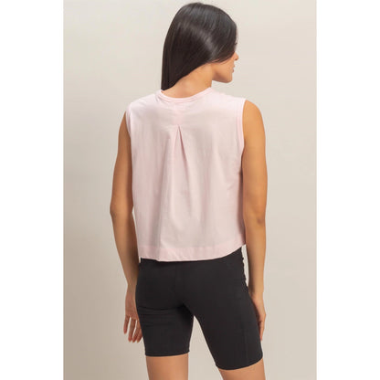 Taylor Sleeveless Tank - Soft Pink