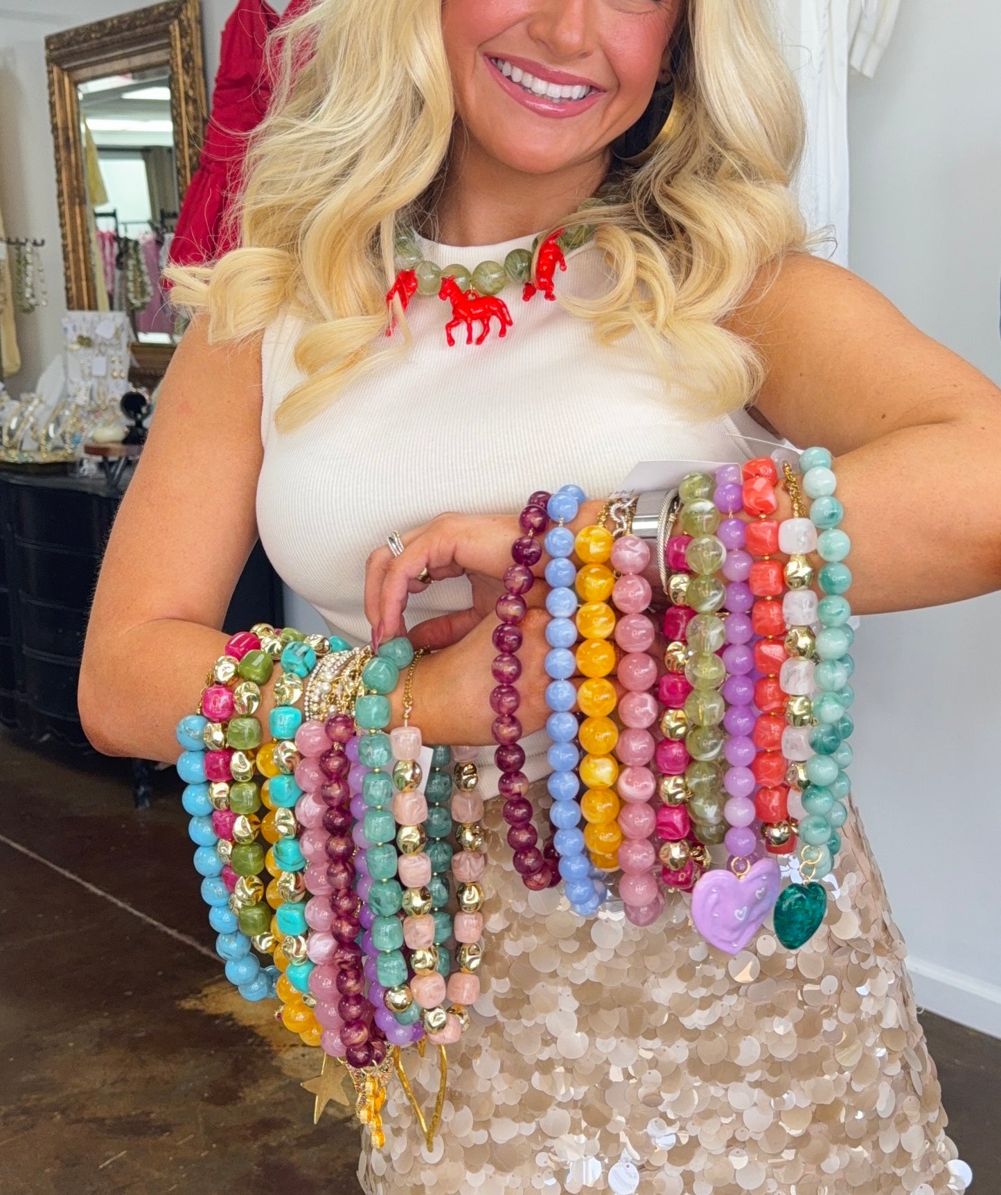 Jumbo Beaded Necklace