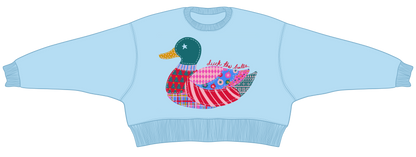 Duck The Halls Crop Sweatshirt