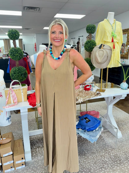 Lacey Twisted Shoulder Dress
