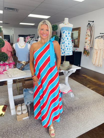 The “Betsy” Striped Maxi Dress