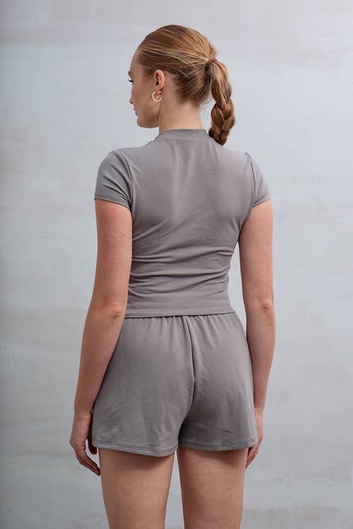 Reese Cross Top & Shorts Set