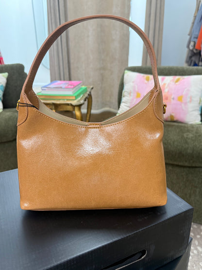 AMBER LEATHER HOBO BAG