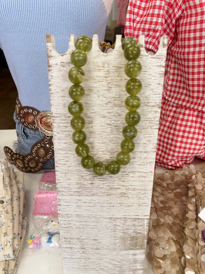Jumbo Beaded Necklace