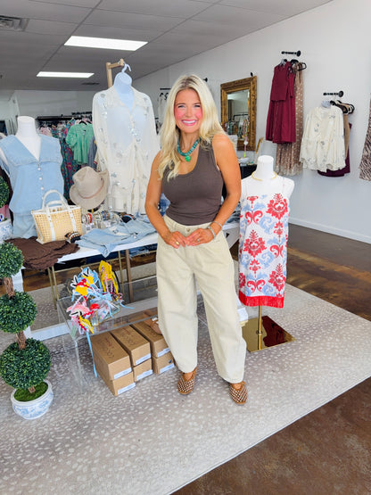 Everyday Relaxed Barrel Pants