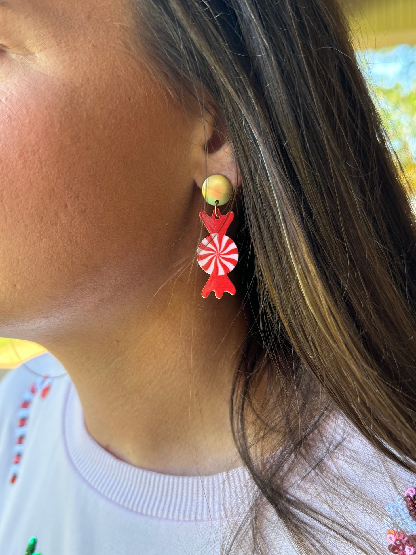 Peppermint Earrings