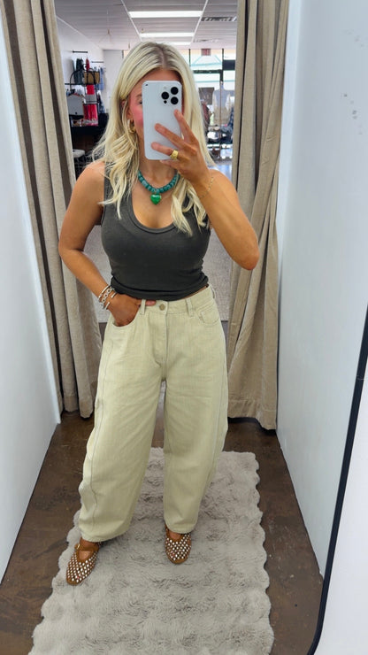 Everyday Relaxed Barrel Pants