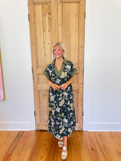 Jess Floral Midi