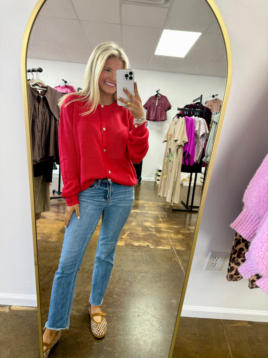 Candy Color Knit Cardigan