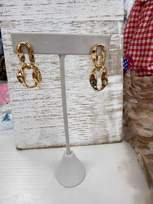 Sun Chain Earrings