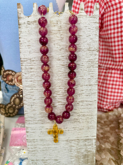 Jumbo Beaded Necklace
