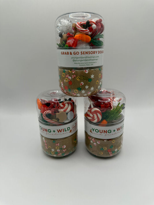 Grab & Go Dough Jar - Reindeer