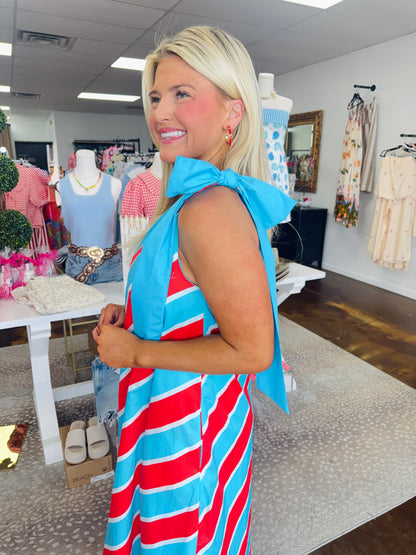 The “Betsy” Striped Maxi Dress