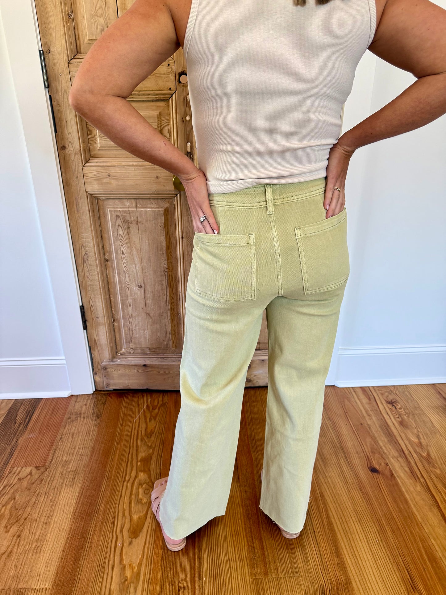 Landree Straight Wide Leg Denim