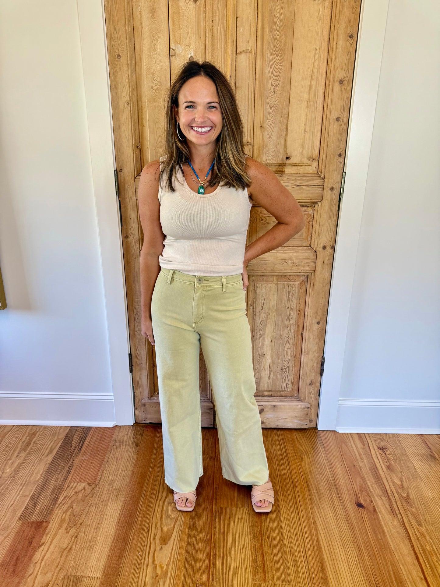 Landree Straight Wide Leg Denim