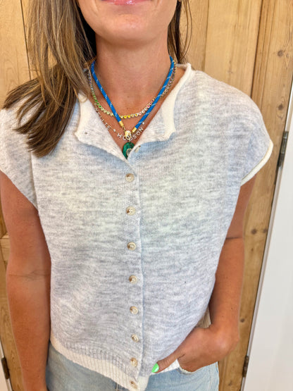 Heather Grey Boxy Sweater