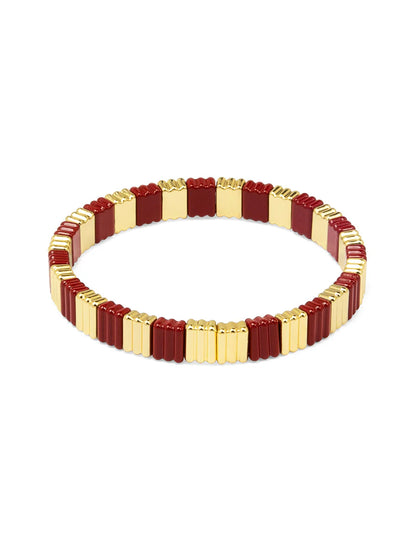 Rubber Enamel Stretch Bracelet