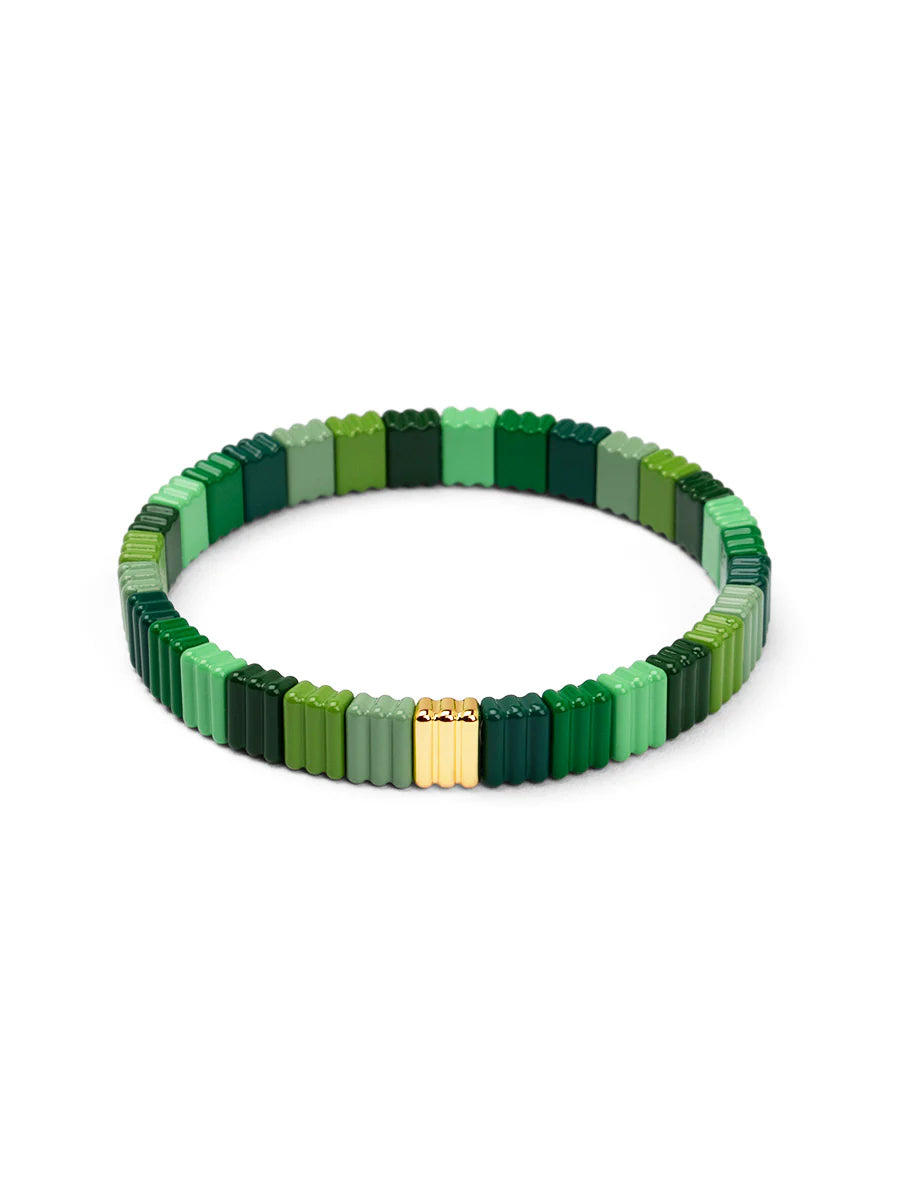 Rubber Enamel Stretch Bracelet