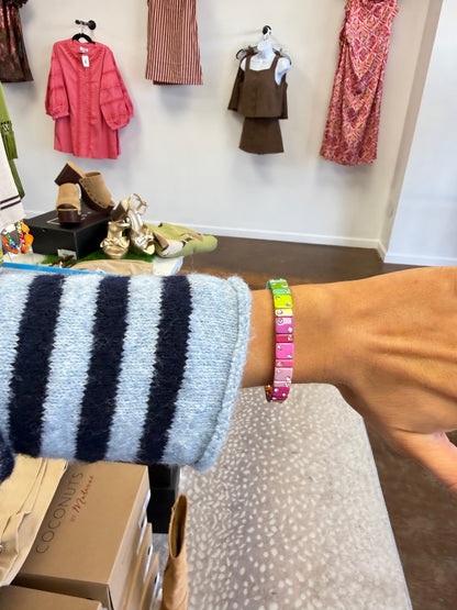 Rainbow Dice Bracelet
