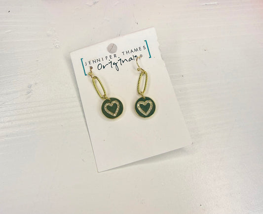 Dainty Heart Earrings