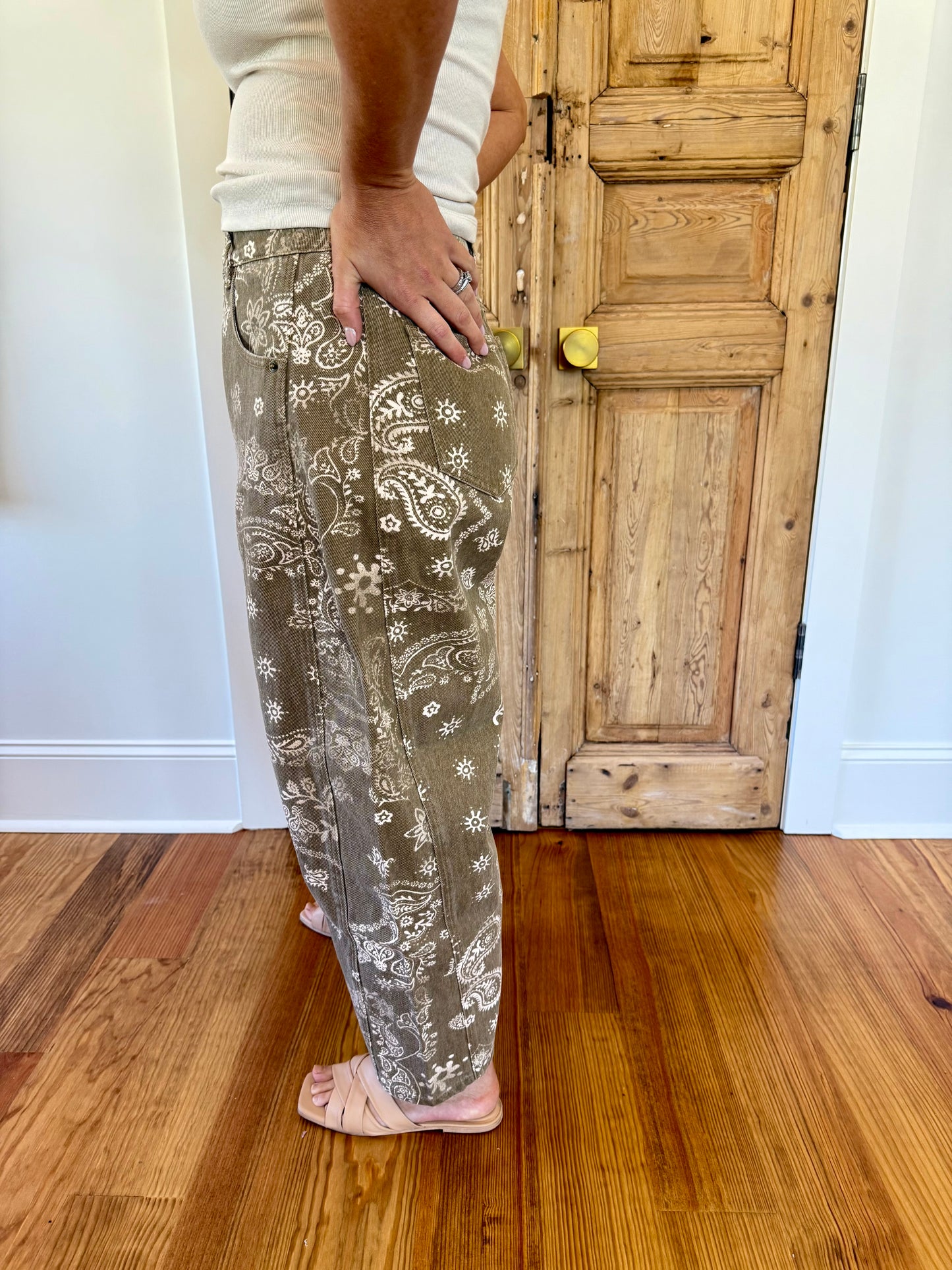 Paisley Washed Jeans