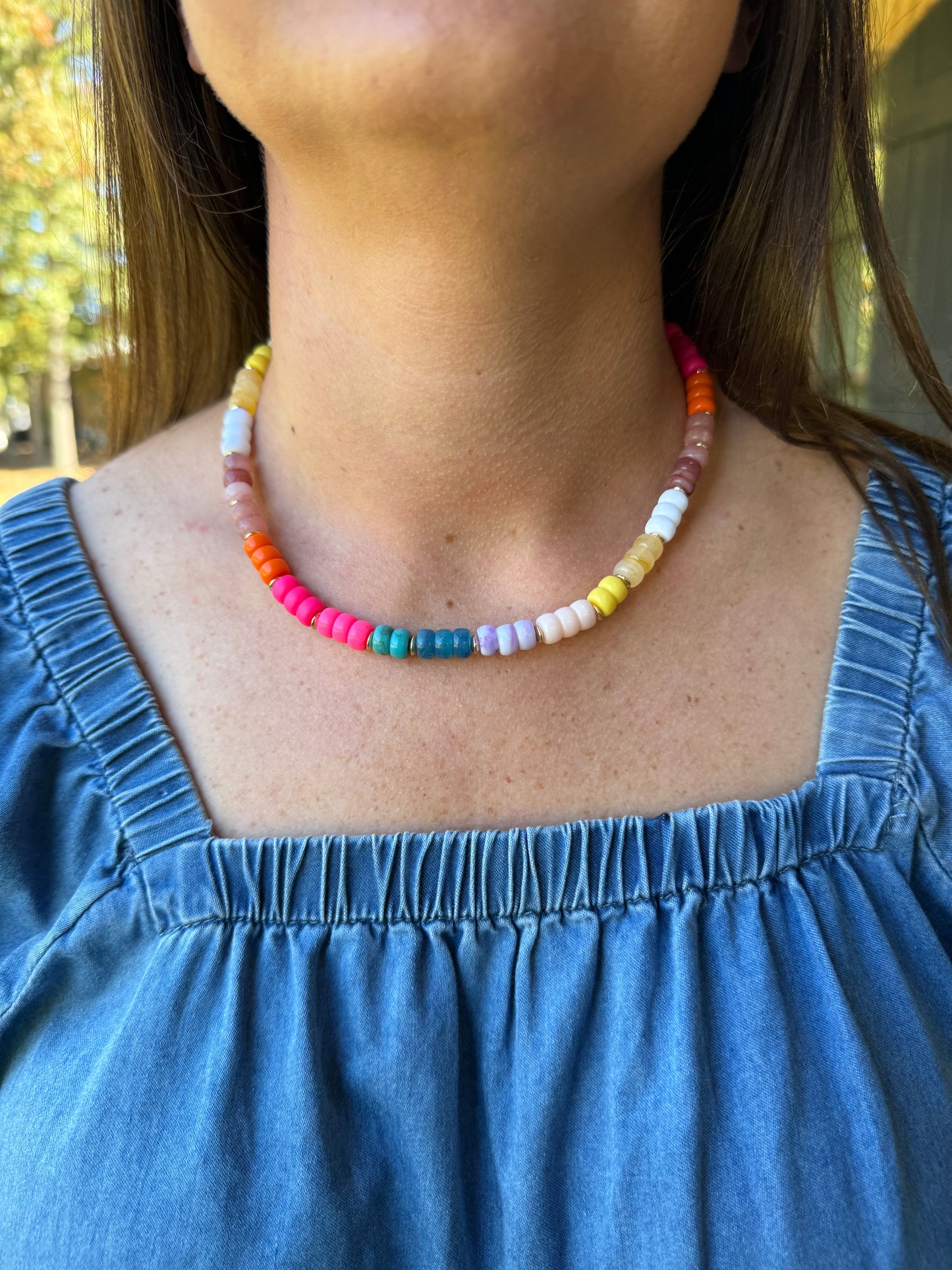 Beaded Necklace- Multi