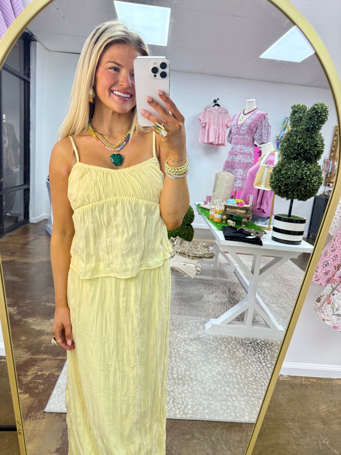 Daisy Top & Maxi Skirt Set