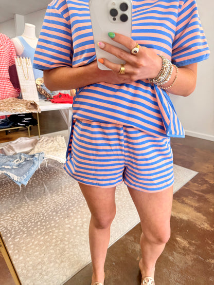 Emily Short Sleeve Top and Skirt Set
