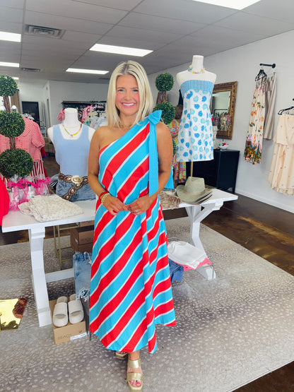 The “Betsy” Striped Maxi Dress